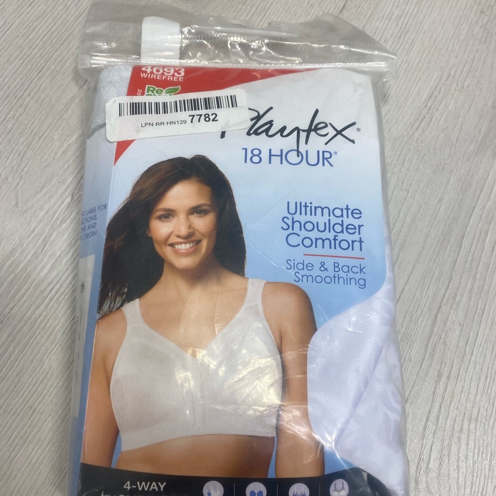 Playtex 18 Hour White Comfort Bra